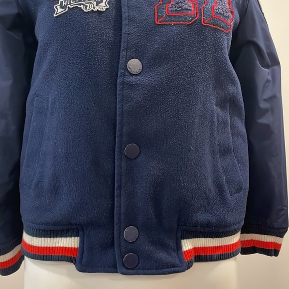 Vintage Tommy Hilfiger Navy/Red Bomber SzSm - Picture 6 of 16